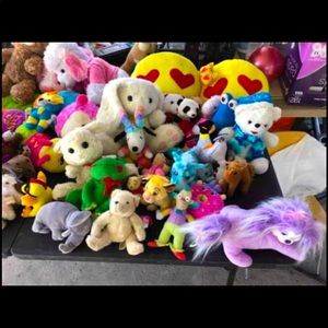 Stuffed Animals different characters & sizes